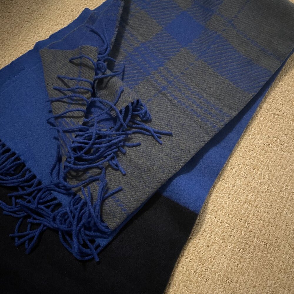 Rag & Bone Mixed Check Scarf - Gently Worn
